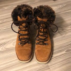 Sam Edelman boots with fur